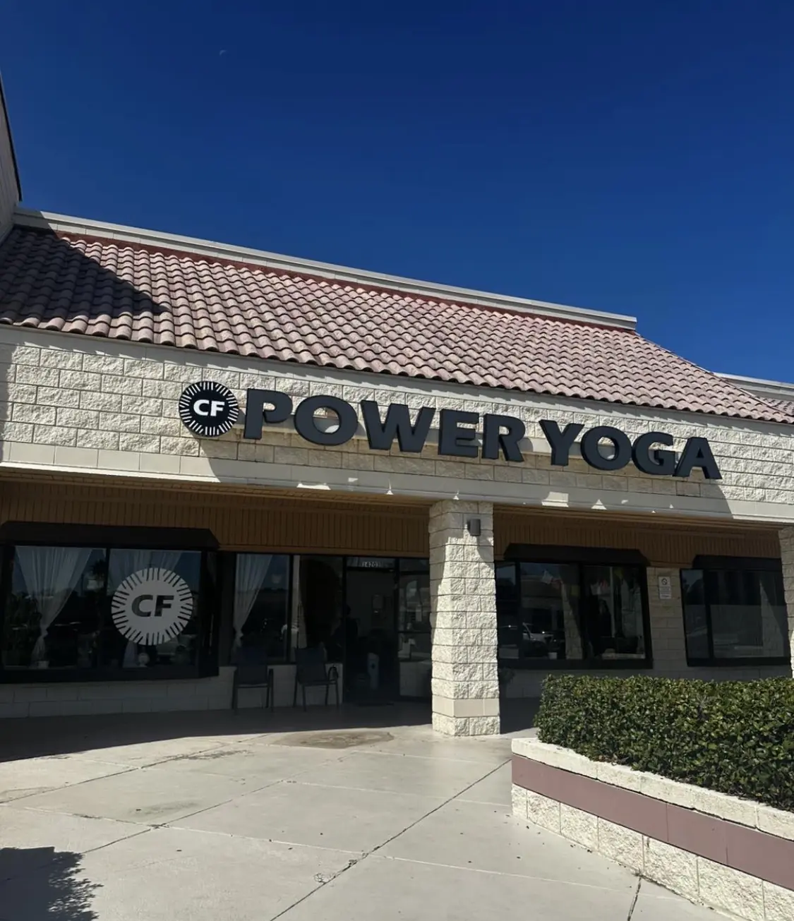 Central Florida Power Yoga storefront on W Colonial Dr in Winter Garden